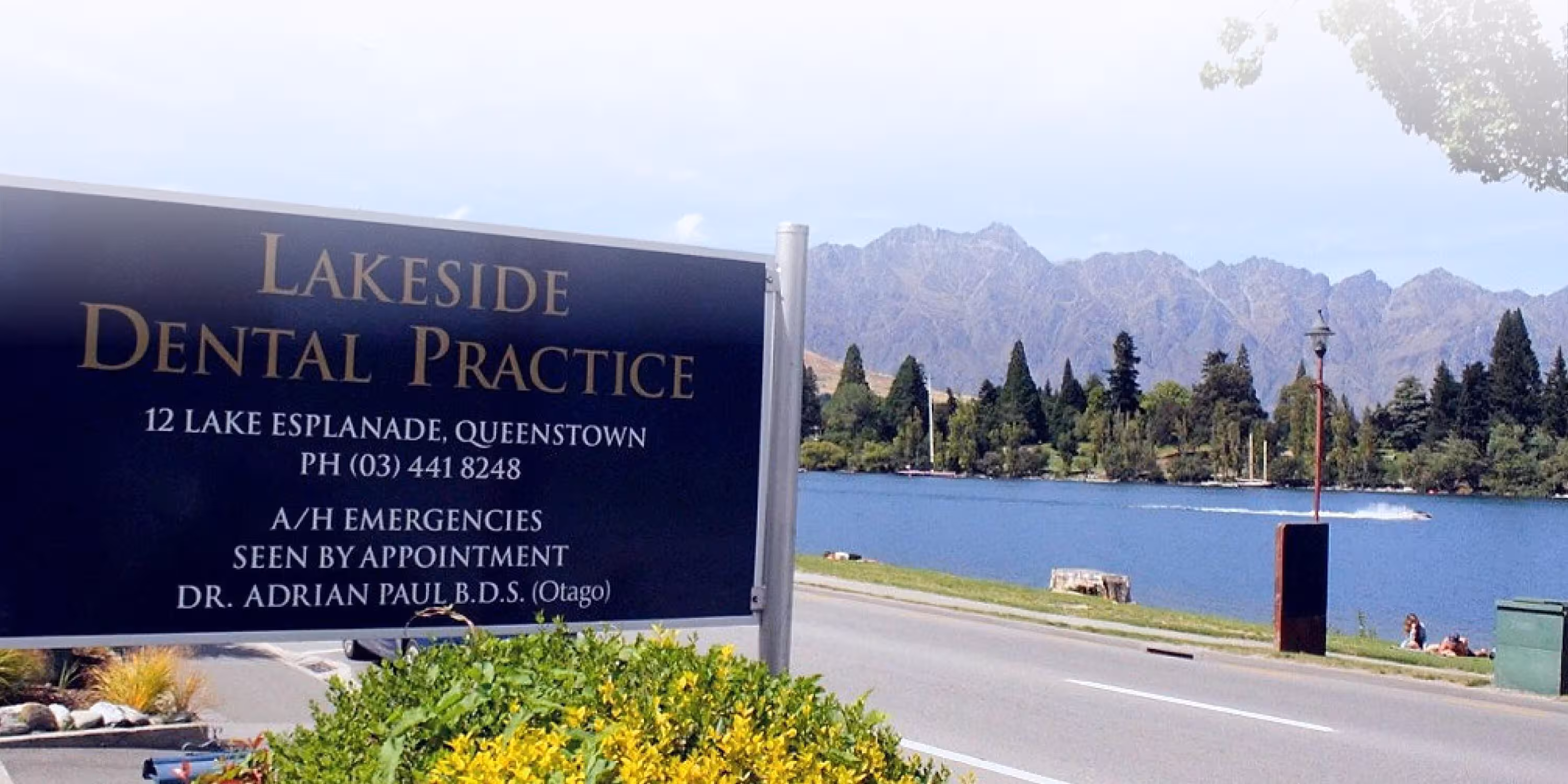Queenstown and Lake Wakatipu from above